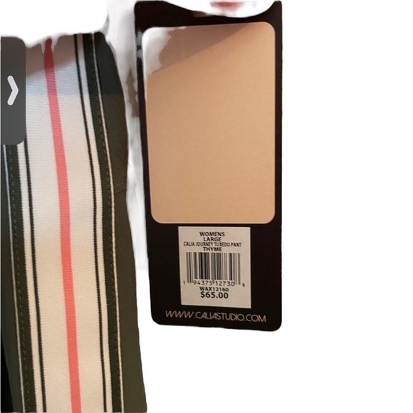 🌺CALIA by Carrie Underwood Journey Tuxedo Joggers Thyme Size S🌺 - Picture 10 of 10